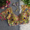 Rk Blouse Heavy Italian Silk With Gamthi & Shell Lace Pattern Blouses Wholesalers In India